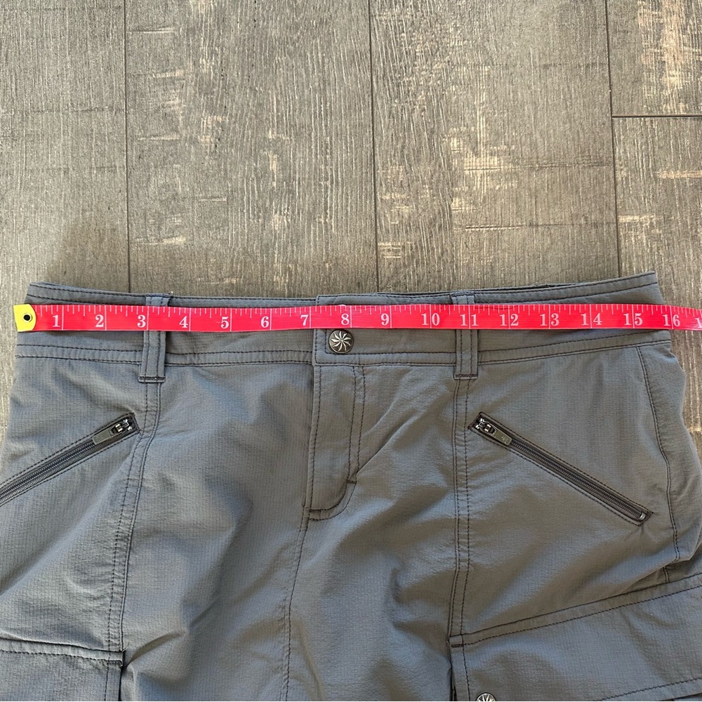 Athleta Skort Gray Sz 6 Front Cargo Pockets - Picture 6 of 6